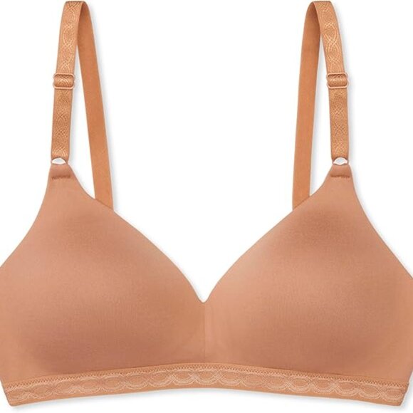Warner’s Full Coverage Contour Wireless Bra | 32C | Like New - Picture 3 of 6